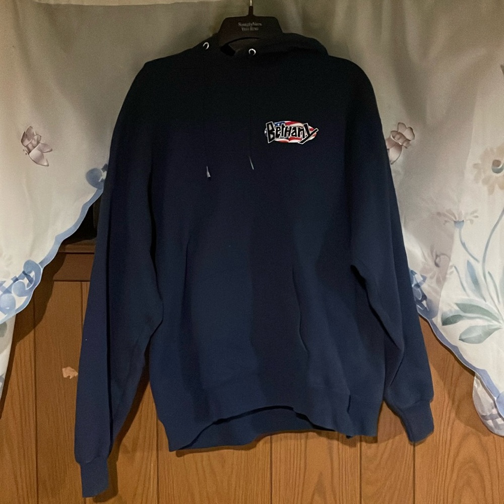 Bethany Navy Blue hoodie size large